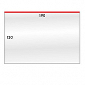 Листы-обложки для крупных объектов (190х130 мм). Упаковка 50 шт. Lindner, 885LP