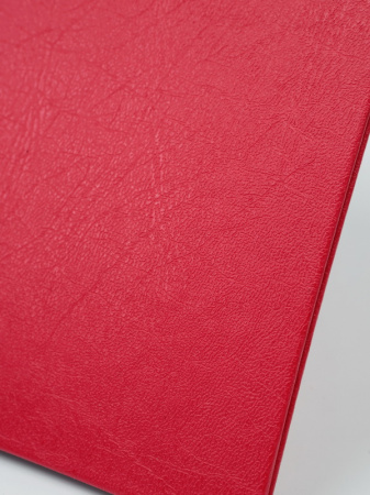 Альбом для марок (кляссер BASIC). А5. 4 листа (8 страниц) из чёрного картона с промежуточными листами из пергамина. Красный. Leuchtturm, 359709