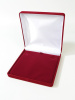 Футляр (169х169х39 мм) под колье, светло-бордовый