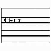 Планшеты Standard для марок (карточки-кулисы) 158х113 мм, 4 клеммташе (в упаковке 100 шт). C6. С защитной плёнкой. Leuchtturm, 341467