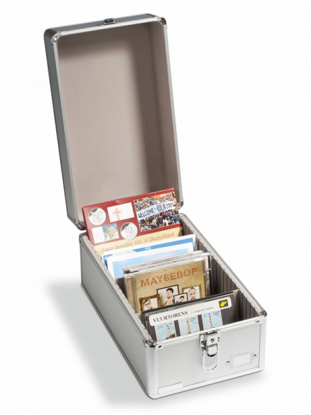 Кофр CARGO MULTI для коллекционеров, серебристый. А5. Leuchtturm, 317821 Кофр CARGO MULTI для коллекционеров, серебристый. А5. Leuchtturm, 317821