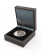 Футляр из искусственной кожи (91х96х44 мм) для одной монеты в капсуле (диаметр 50 мм)