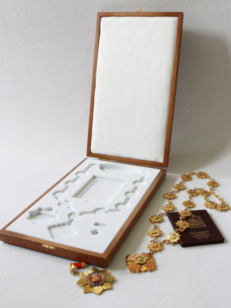 Деревянный футляр для знака на цепи князя Ивана Калиты