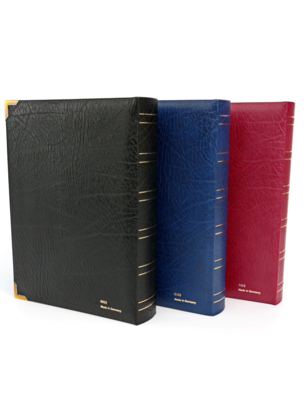 Альбом для марок (кляссер ROYAL). 30 листов (60 страниц) из чёрного картона с промежуточными прозрачными листами. Чёрный. Prinz, 6032