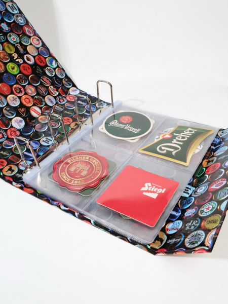 Альбом с 10 листами для хранения пивных подставок, GRANDE. Albommonet, Россия