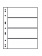 Лист-обложка VARIO 4C (216х280 мм) из прозрачного пластика на 4 ячейки (195х63 мм). Leuchtturm, 316774/1