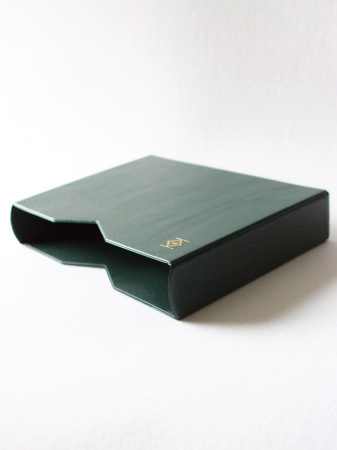 Шубер (защитная кассета) для альбома для марок (кляссера PREMIUM). Тёмно-зелёный. Leuchtturm, 328642