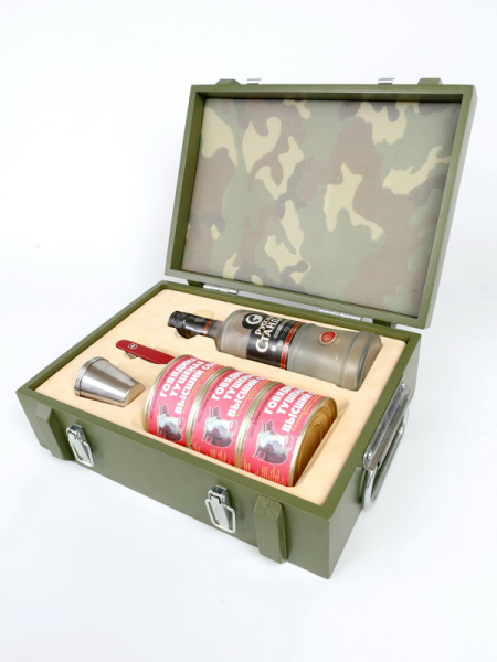 Флокированный ложемент под набор продуктов Госрезерва 2