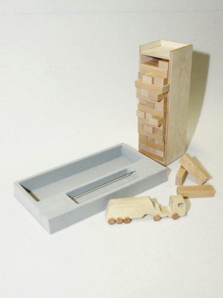 Флокированный ложемент под набор предметов для игры