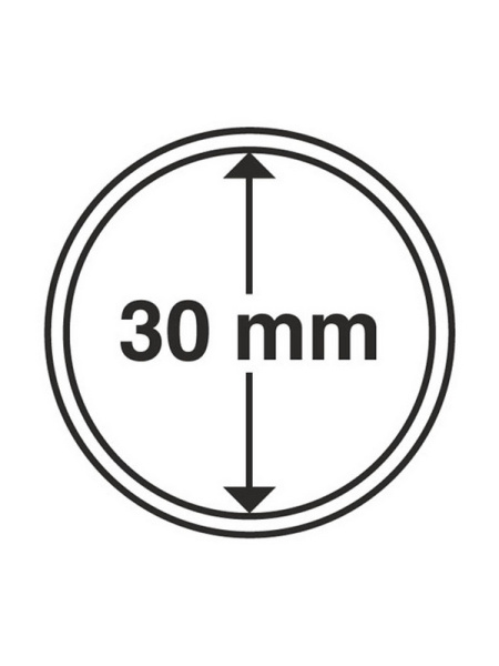 Капсулы GRIPS (CAPS) для монет 30 мм (в упаковке 10 шт). Leuchtturm, 330370 Капсулы GRIPS (CAPS) для монет 30 мм (в упаковке 10 шт). Leuchtturm, 330370