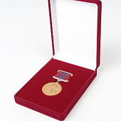 Футляр (90х124х32 мм) под медаль на квадро колодке (короткая)
