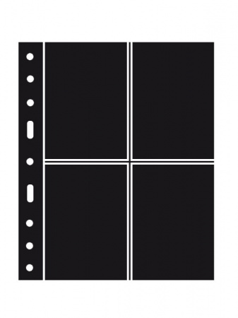 Лист-обложка GRANDE 2ST (242х312 мм) двусторонний на 4 ячейки (106х150 мм). Leuchtturm, 333959/1