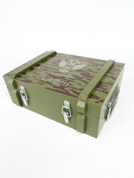 Флокированный ложемент под набор продуктов Госрезерва 2