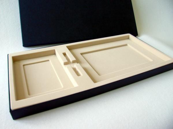 Флокированный ложемент под набор из 3 предметов (ежедневник, планинг и ручка). Для МВД России