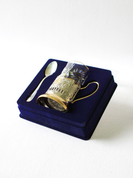 Сувенирная упаковка под подстаканник и ложку