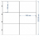 Листы-обложки MAXIMUM 2C (350х335 мм) из прозрачного пластика на 6 ячеек (160х105 мм). Горизонтальные ячейки. Упаковка из 5 листов. Leuchtturm, 332833