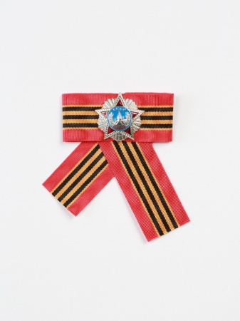 Миниатюрная копия Ордена Победы. Лента 65 лет Победы в Великой Отечественной Войне (Вид 1)