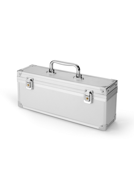 Кофр Cargo SQ5 для 5 туб для монет Sqube, серебристый. Leuchtturm, 373116