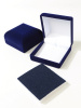 Футляр (76х76х41 мм) с поролоновой вставкой, тёмно-синий