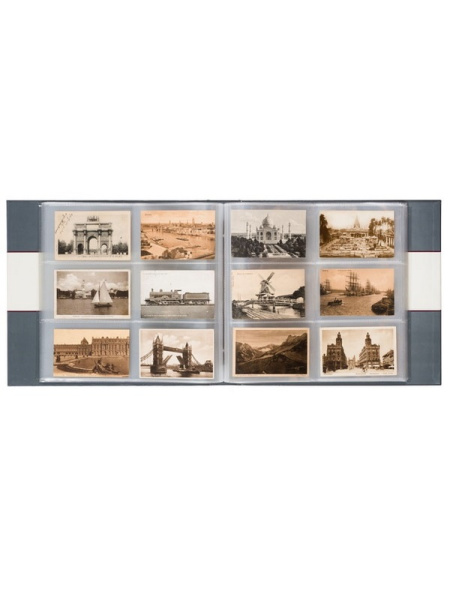 Альбом для исторических почтовых открыток (вместимость 600 шт). Leuchtturm, 348003 Альбом для исторических почтовых открыток (вместимость 600 шт). Leuchtturm, 348003