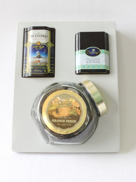 Флокированный ложемент под набор чая Флокированный ложемент под набор чая