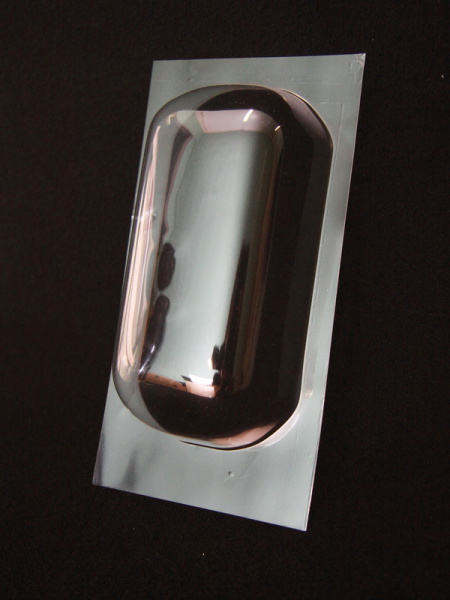 Блистер с загибом краев под изделие 72х146х39 мм