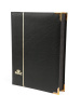 Альбом для марок (кляссер ROYAL). 30 листов (60 страниц) из чёрного картона с промежуточными прозрачными листами. Чёрный. Prinz, 6032