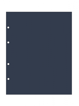 Прокладочный лист из картона формата ОПТИМА (Россия) 202х251 мм. Синий