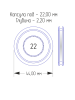 Капсулы для монет 22 мм (круг) в разборе (комплектация 100 шт) Капсулы для монет 22 мм (круг) в разборе (комплектация 100 шт)