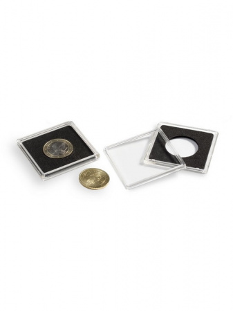 Капсулы Quadrum для монет 41 мм (в упаковке 10 шт). Leuchtturm, 330794