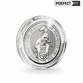Капсулы Ultra Perfect Fit для монет Queen's Beasts 2 унции серебро (38,61 мм), в упаковке 10 шт. Leuchtturm, 364945