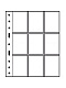 Листы-обложки GRANDE 3/3C (242х312 мм) из прозрачного пластика на 9 ячеек (68х98 мм). Упаковка из 5 листов. Leuchtturm, 323456
