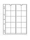 Листы-обложки для монет NUMIS 34 (193х217 мм) из прозрачного пластика на 20 ячеек (37х38 мм). Диаметр 34 мм. Упаковка из 5 листов. Leuchtturm, 338571
