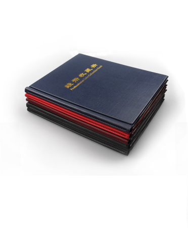 Монетный альбом для размещения 200 монет в картонных холдерах, бордовый, PCCB MINGT, 802290