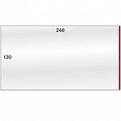 Листы-обложки для писем формата DIN C4, малых листов (240х130 мм). Упаковка 50 шт. Lindner, 892P