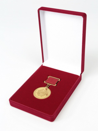 Футляр (90х124х32 мм) под медаль на квадро колодке (удлинённая)