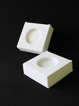 Флокированный ложемент под баночку косметики