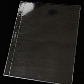 Листы формата ОПТИМА (Россия) (201х252 мм) из прозрачного пластика на 1 ячейку (178х244 мм). Упаковка из 10 листов. СомС, ЛБ1-O