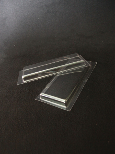 Блистер с загибом краев под изделие 59х152х13 мм