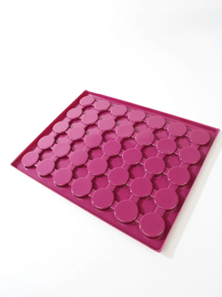 Вставка в кассету МВ для 35 монет в капсулах CAPS 25, 26 мм Leuchtturm. Диаметр ячейки 32,5 мм. Вид 1. Leuchtturm, 335354