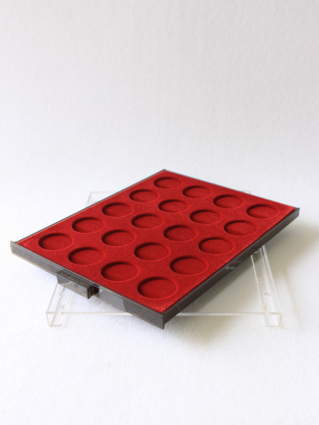  Кассета MB для монет d-41 мм, светло-бордовый