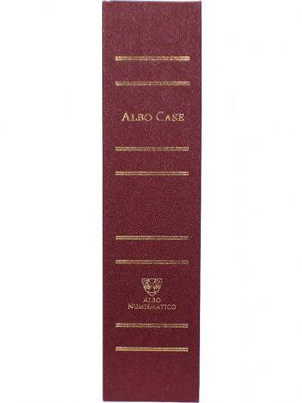Albo Case для хранения монет в квадратных капсулах (48 капсул). Бордовый. Альбо Нумисматико, AC-17-04-02-01