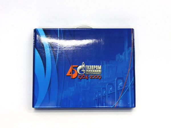 Флокированный ложемент под подарочный набор в картонную коробку