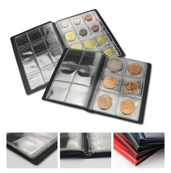 Монетный альбом для размещения 36 монет, синий, PCCB MINGT, 802130