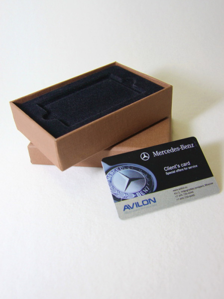 Флокированный ложемент под кредитную карточку