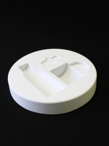 Круглый флокированный ложемент под набор Nivea. Вид 1 Круглый флокированный ложемент под набор Nivea. Вид 1