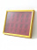 Багетная рамка S золотого цвета под 10 медалей РФ d-37 мм с пятиугольной колодкой