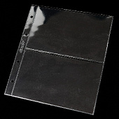 Листы формата НУМИС (Россия) (192х218 мм) из прозрачного пластика на 2 ячейки (170х102 мм). Упаковка из 10 листов. СомС, ЛБ2-N
