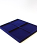 Планшет S (234х296х12 мм) на 4 ячейки (103х134х9 мм), тёмно-синий