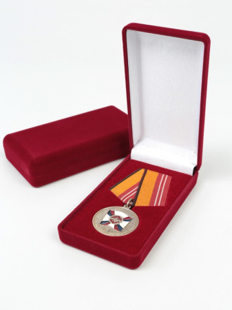 Футляр (62х116х26 мм) под медаль РФ d-32 мм с пятиугольной колодкой